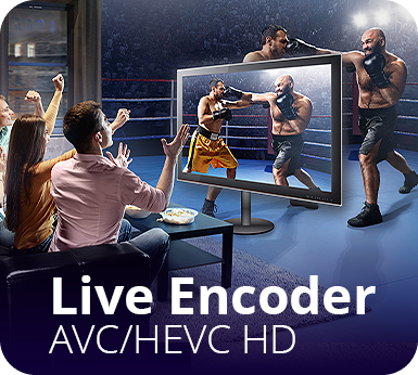 Live Encoder AVC/HEVC HD